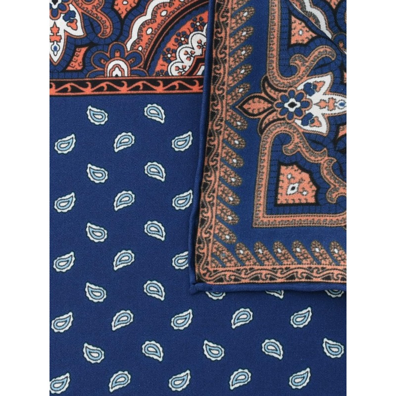 Prettystern Unisex Hand-Rolled Silk Neckerchief Silk Neckerchief Bandana Headscarf Small