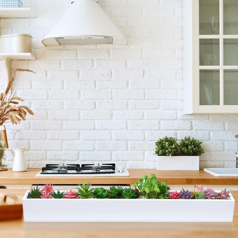 FillTouch 32 x 3.5 x 3.5 Inch Long Rectangular Planter