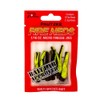 Pautzke's Fire Neds Black/Green, Micro Finesse Jigs, 1/16 oz -