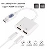 USB C Headphone Adapter and Charging, USB C Splitter 2