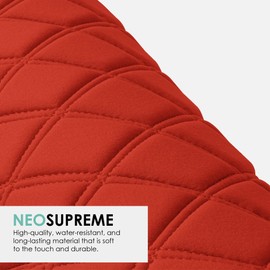 FH Group Custom Fit Seat Covers for 2020-2023 Toyota Highlander, Seat Covers for 8 Seater SUV, 2nd Row Set Red