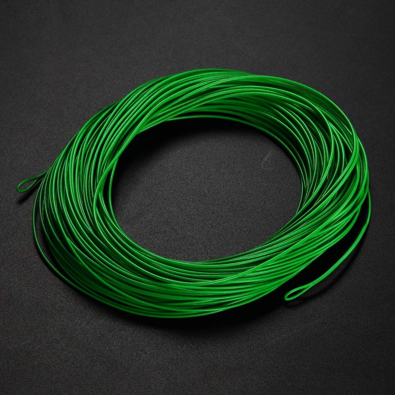 SF Weight Forward Fly Fishing Line Floating Welded Loop #Green