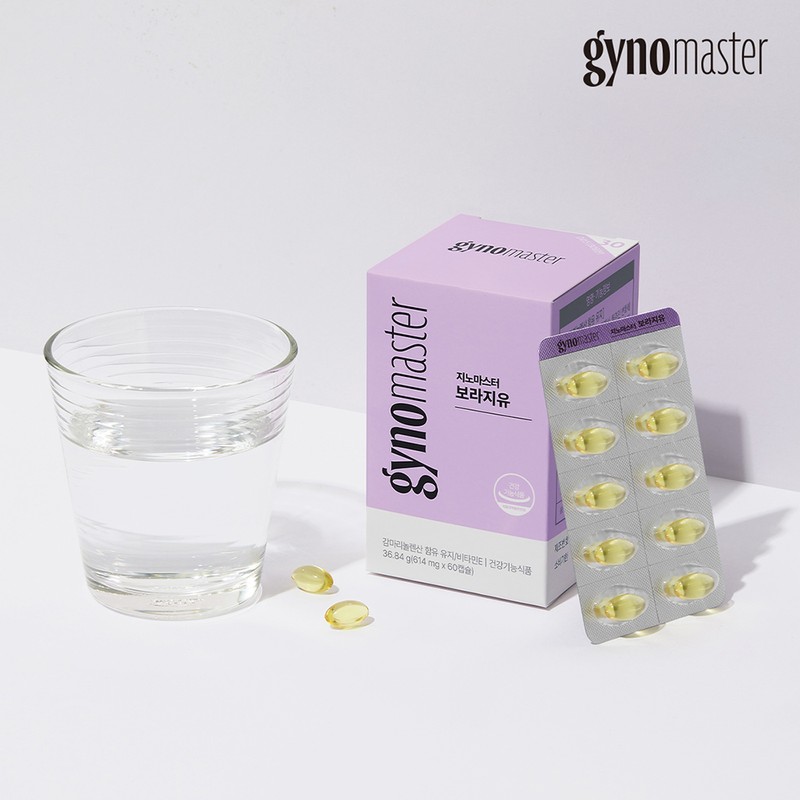 Ginomaster cold-pressed borage oil gamma-linolenic acid Borage oil PMS 60
