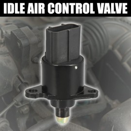 1 xCar Idle Air Control Valve,Part Number 4874373, 4874373AB, 53030821, 89053296 with Gasket for Jeep Wrangler 2003-2004 for Chrysler Sebring for Dodge Stratus (Black)
