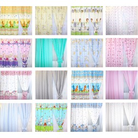 Baby Nursery Curtains Baby Curtains Safari Owl Bear Stars D8