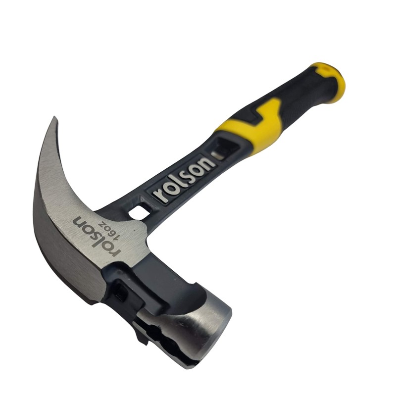 Rolson 10431 Solid Forged Claw Hammer 16 oz (450g)