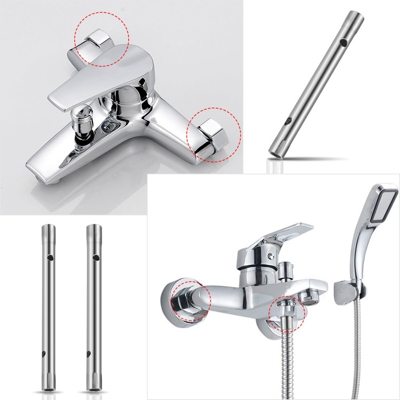 Yardwe 3PCS Water Tap and Horseshoe Piece Installation and Maintenance