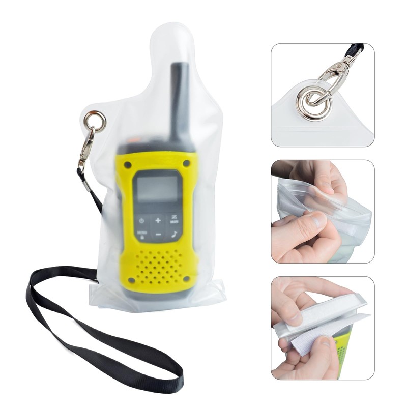 YNIBST 100% Waterproof Small Radio Case for Handy Machines, Waterproof