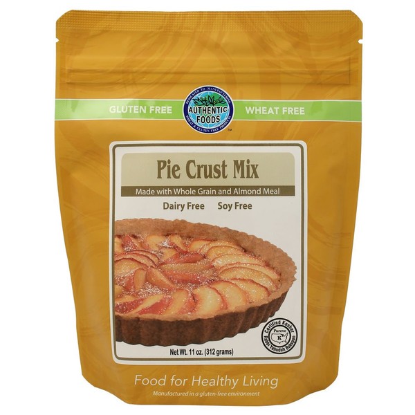 Authentic Foods Gluten Free Pie Crust Mix, 11 Ounce