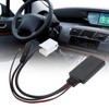 Car Audio AUX Adapter Cable Bluetooth 5.0 Module Hands-Free Microphone