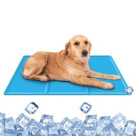 SNMIX SNMIX Dog Cooling Mat - Durable Pet Cool Mat, Non-Toxic Gel Self Cooling Pad for Dogs Cats in Hot Summer - 450 Micron Oxford Fabric Anti-Scratch, 50 x 40cm