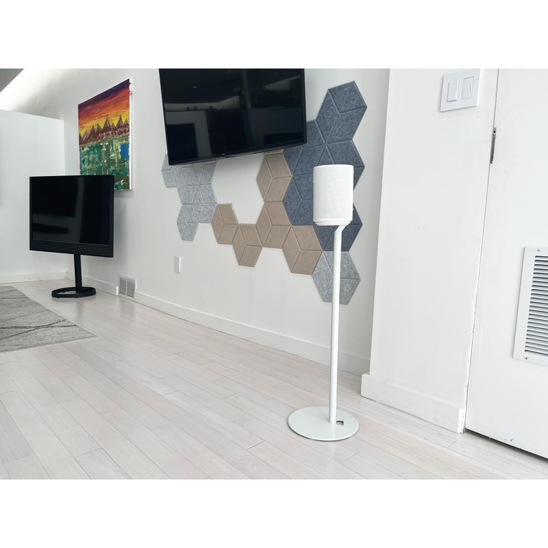 ynVISION.DESIGN Fixed Height Floor Stands Compatible with Sonos Era 100,
