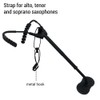 Comfortable Saxophone Shoulder Strap Sax Harness Strap Adjustable for Alto/Tenor/Soprano