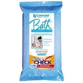 PT# 7903 Wash Cloth Cleansing Cellulose/ Polyester Blend Cmfrt Wht 352/Ca by, Sage Products