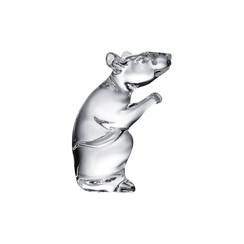 Baccarat Crystal Zodiaque Clear Mouse 2020 Figurine #2813060