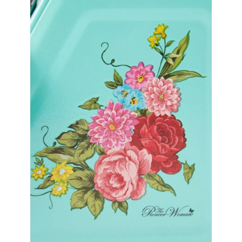 The Pioneer Women Sweet Rose Mini Analog Scale Silver Teal