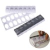 Black & White - Pill Box 7 Day with 14