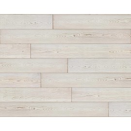 Luxdecor Real Wood Wall Planks- White Shiplap Boards 5" Peel and Stick Shiplap Boards 10 Pieces，Wall Shiplap Planks Board 12.5 Sq Ft