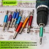 K Kwokker Self Centering Drill Bit Set 1/4" Hex Shank