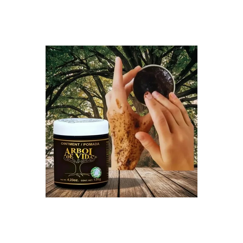 Pomada Tepezcohuite Árbol De Vida Natural Skin Cream, 120g