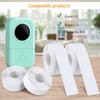 4 Rolls Label Maker Tapes for Phomemo D30, 12 x