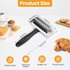 Ecavria Pastry Lattice Roller Cutter, Premium Stainless Steel Lattice Dough