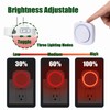 Fusunloh Red Night Lights Plug in to Wall,4 Packs Dimmable