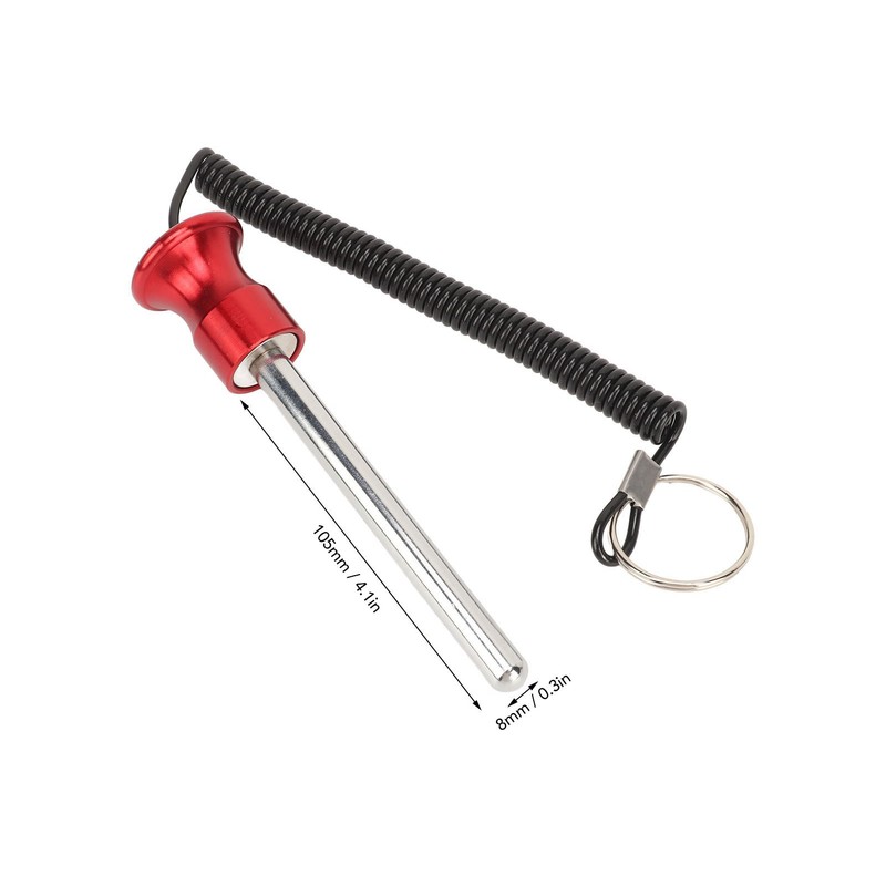 Gym Weight Stack Pin with Lanyard Enhanced Security Selector Lock