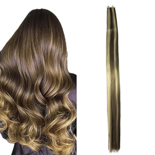 28 Inch Tape in Hair Extensions 10 Pcs 50g Seamless