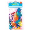 Baker Ross E76 Collage Feathers Value Pack, Bright Colours —
