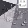 TRUSTLIFE Shower Curtains Mould Proof Resistant, Shower Curtain with 12