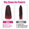 Unionbeauty GoGo Curl Crochet Hair 18 Inch 8 Packs Curly