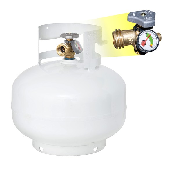 Flame King YSN11SQT 11 Pound Propane Tank Cylinder Squatty with