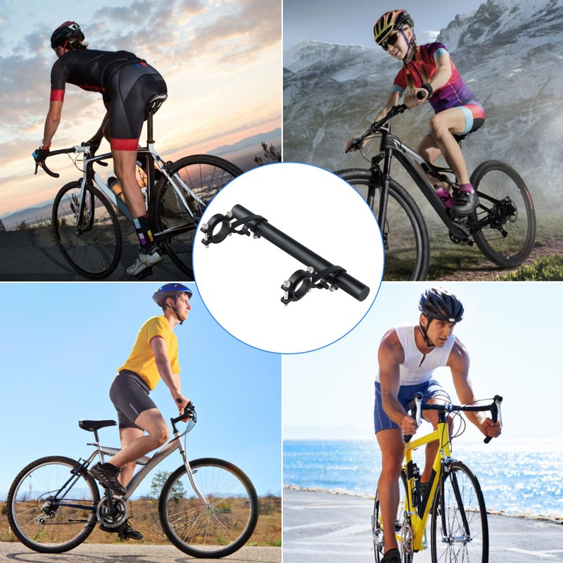 Luxvara Bicycle Handlebar Extension, Bicycle Handlebar Extension, Aluminium Handlebar Extension
