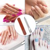 HomeyEra- Lima de uñas de metal para uñas naturales, limas
