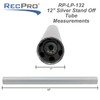RecPro RV Universal Exterior Ladder Stand Off Assembly (Silver)