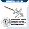 Hihaha Universal Garage Door Keyed T-Handle Lock Kit with 2