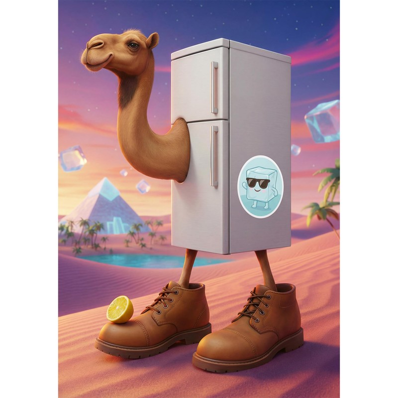 Trefl - BrainRots, The Fridge Camel - Puzzle da 200