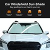 Windshield Sun Shade Compatible with Subaru Forester 2019-2024 Foldable Front