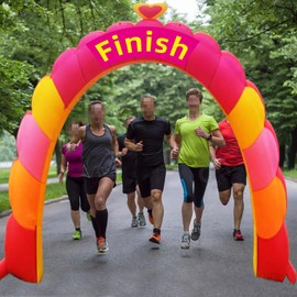20Ft Sport Race Inflatable Arch Inflatable Start Finish Archway with 400W Powerful Blower; Attract Attention Advertising Party Celebration Inflatable Archway for Race,Advertising Commerce,School Sport