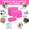 UIXIZQ 6 Pcs Waterproof Small Pencil Case Makeup Bag for