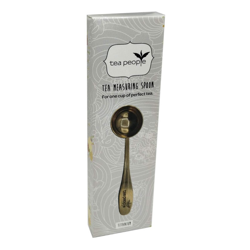 Rose Gold Tea People Measuring Spoon with Titanium Coating, 1