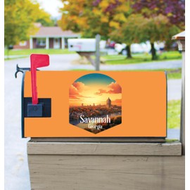 Savannah Georgia Design A Souvenir Magnetic Mailbox Cover
