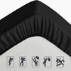 Pamposh Single Fitted Sheet Extra Deep Pocket 40 cm (16