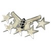 Cobra-Tek Polished Stainless Twin Gun Pistol Badge Emblem 3D Dual
