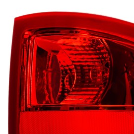MARSFLUX Tail Light Assembly, Compatible with 2007-2013 GMC Sierra 1500 (4.3L V6, 4.8L, 5.3L, 6.0L, 6.2L V8), Right Passenger Side Rear Brake Light