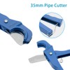 Plastic Multi-Layer Pipe & Pipe Cutter 35mm, Blue