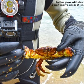 BCEPDCHR Snorkeling Gloves Puncture Resistant Beach Combing Gloves Gardening Yard Claw Gloves for Snorkeling, Planting, Gardening, Beach Combing,Field working