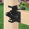EVCUHASL Self Locking Gate Latch, Heavy Duty Post Mount Automatic