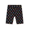 Champion Girls' Legacy American Classics All-Over Tight Biker Shorts, black